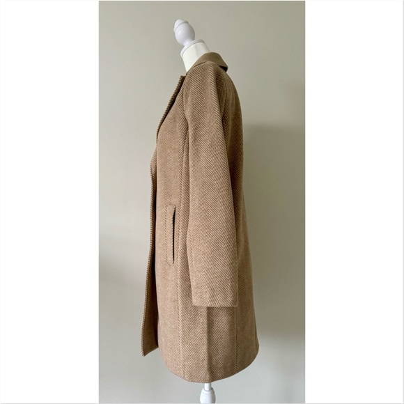 J.Crew Factory Herringbone Topcoat - Picture 9 of 12